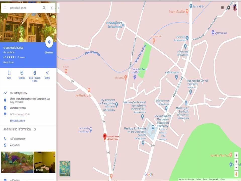 Hotel Crossroads House Mae Hong Son Zimmer foto